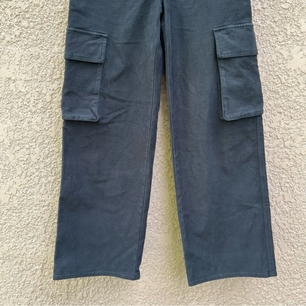 Aritzia Wilfred Utility Cargo Free Pants Women 2 Black Brennan Cotton Streetwear